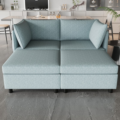 Tanyia Upholstered Chaise Lounge by Hokku Designs