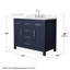 Beckett 42" Freestanding Single Bathroom Vanity with Quartz Top-2141986212-2141986266-2141986267