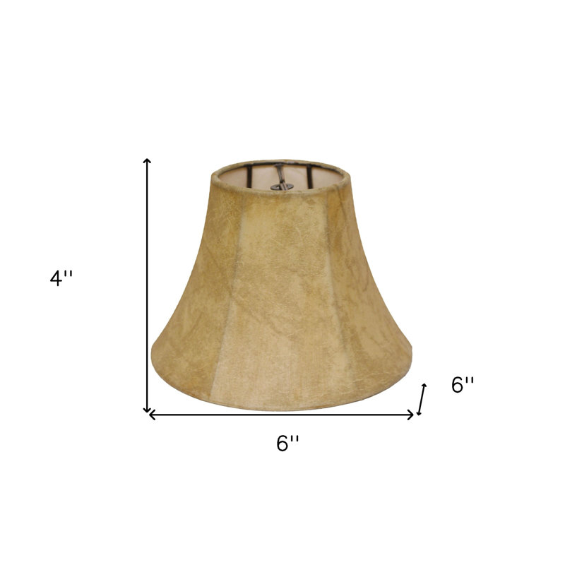 Abat-jour cloche en papier brun