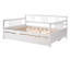 Lit de jour double en bois avec lit gigogne simple, blanc-1224152116-1224152119