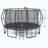 16FT trampoline Pumpkin- Black Red-Upgrade