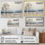 Minimalisme beige et bleu campagne II - impressions sur toile campagne-176256999-176257006