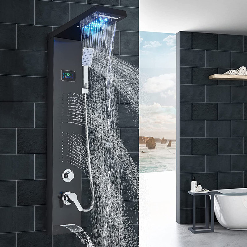44.4'' Shower Panel with Fixed Shower Head