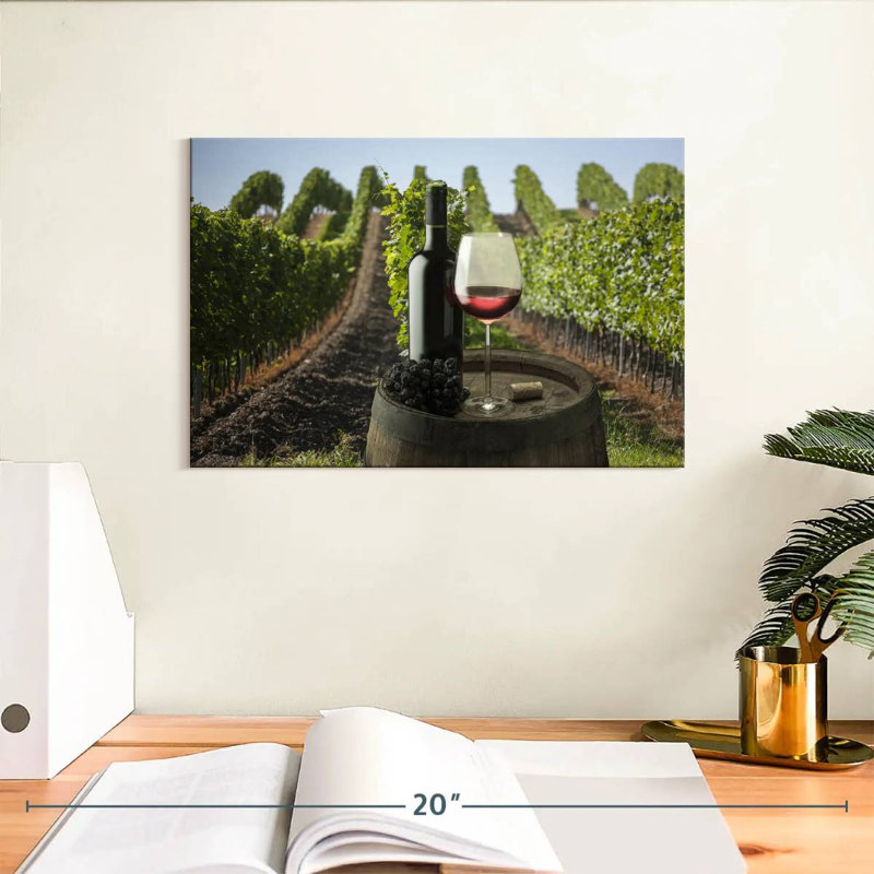 Yarlin Vineyard Wine Tasting, 8" H x 12" W