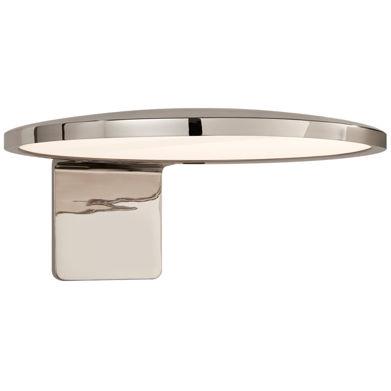 Dot 1 - Light LED Armed Sconce, Polished Nickel