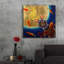 «Journey to the Moon» par Lucia Heffernan, art mural en verre acrylique-729083493