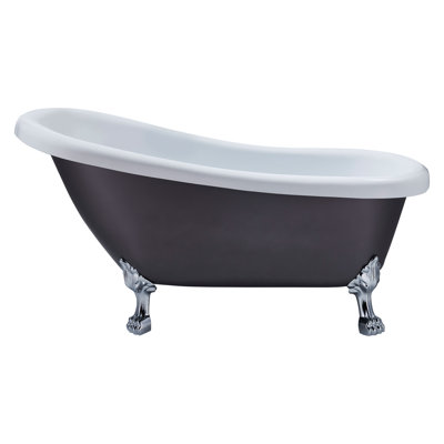 1549.4mm x 701mm Soaking Acrylic Bathtub
