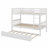 Detachable Wood Bunk Bed With Trundle, Converts To Two Beds, Space-Saving Design-1699227287