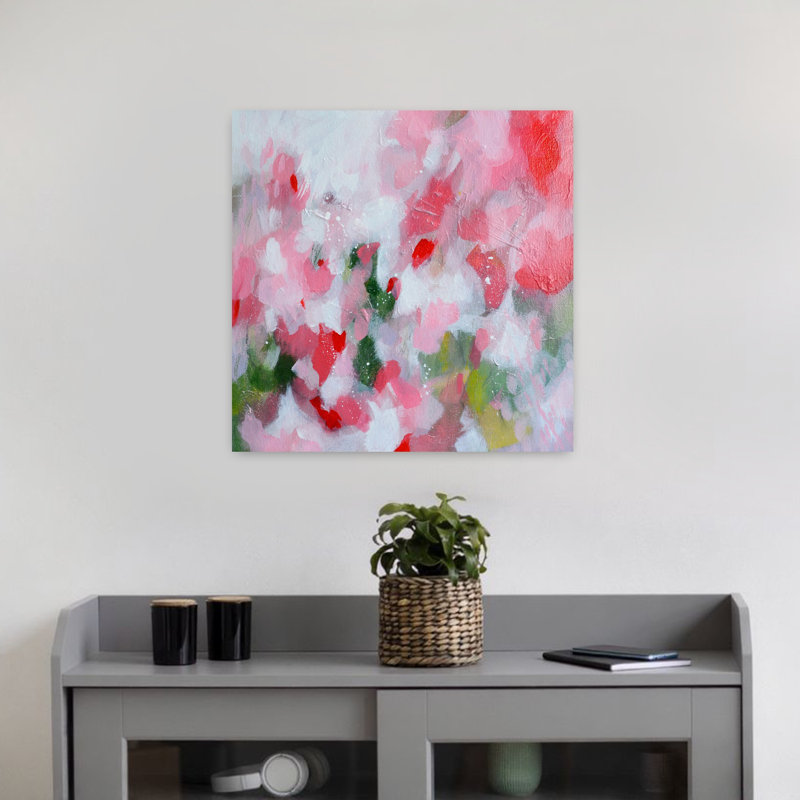 Annie, art contemporain abstrait, H 18 po x l 18 po