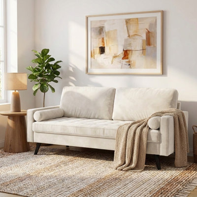 Falco 70" Velvet Square Arm Sofa