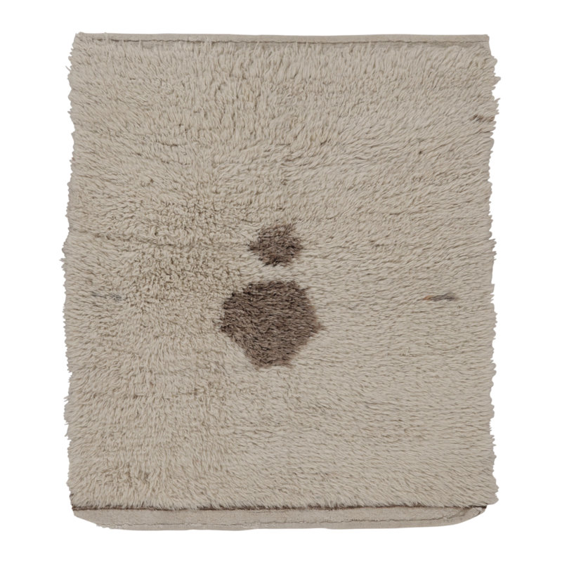 Vintage One-of-a-Kind 3'3X3'10 Hand Knotted Area Rug