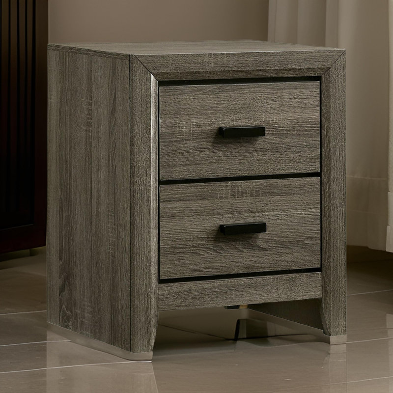 16.38'' W Solid Wood Nightstand