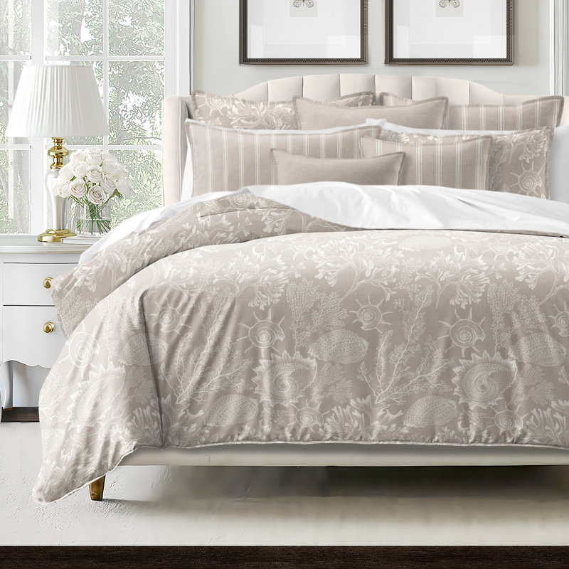 Shellabrate Natural Cotton Comforter Set  8 Piece, California King Comforter + 7 Additional Pieces
