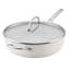 Kitchenaid Hard-Anodized Ceramic Induction Saute Pan With Lid And Helper Handle, 5-Quart, Agave-2128373669