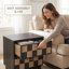 Table de chevet 24 po avec 2 tiroirs de rangement Harolw
