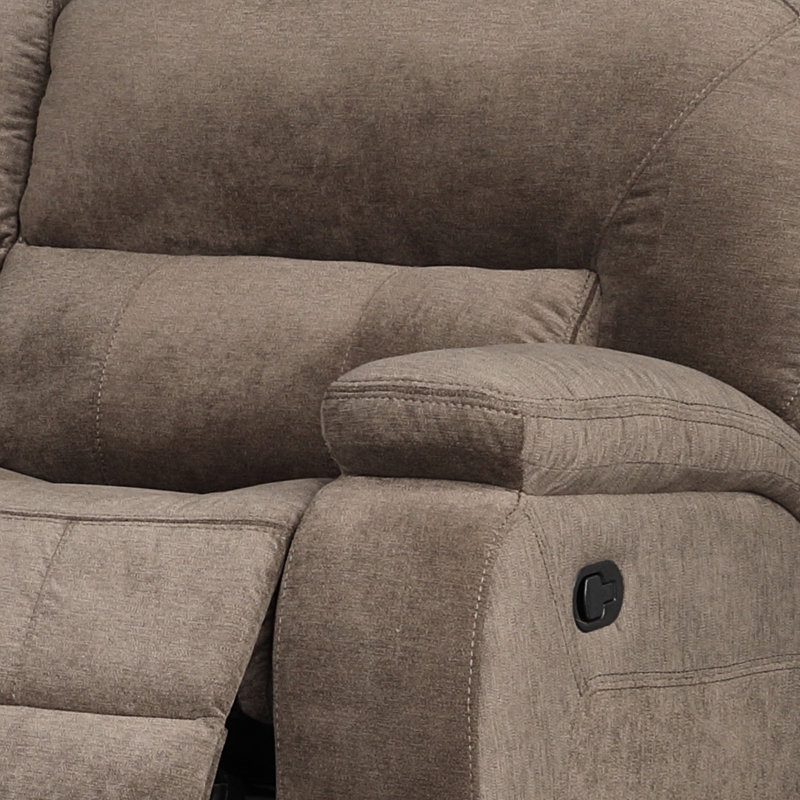 Marcel Upholstered 86.5'' Reclining Sofa, Kona, 41" H x 86.5" W x 40" D