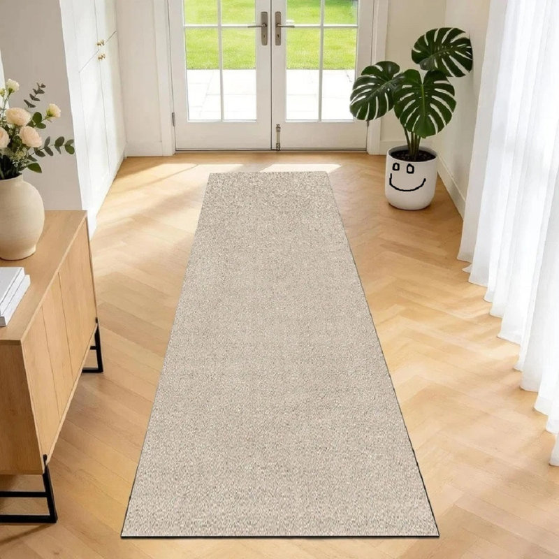 Runner 60 cm x 220 cm Shag, Beige