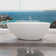 59'' x 30'' Freestanding Soaking Solid Surface Bathtub