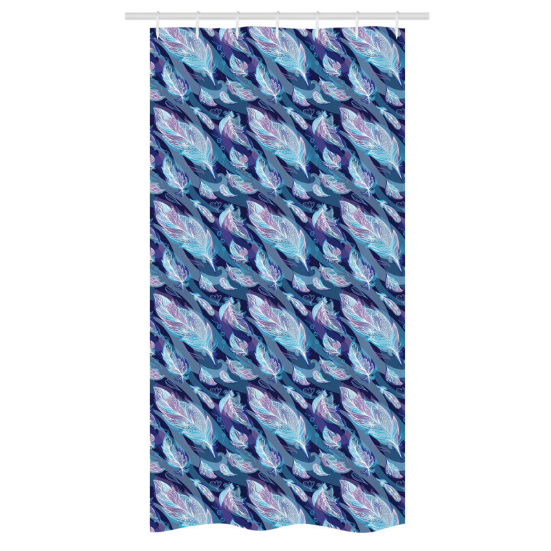 Mahopac Abstract Shower Curtain with Hooks Included, 72" H x 36" W