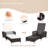 Heidrick 47'' Long Reclining Single Chaise with Cushions