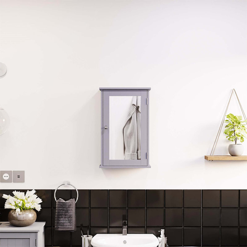 Aadhith Bathroom Cabinet, Grey