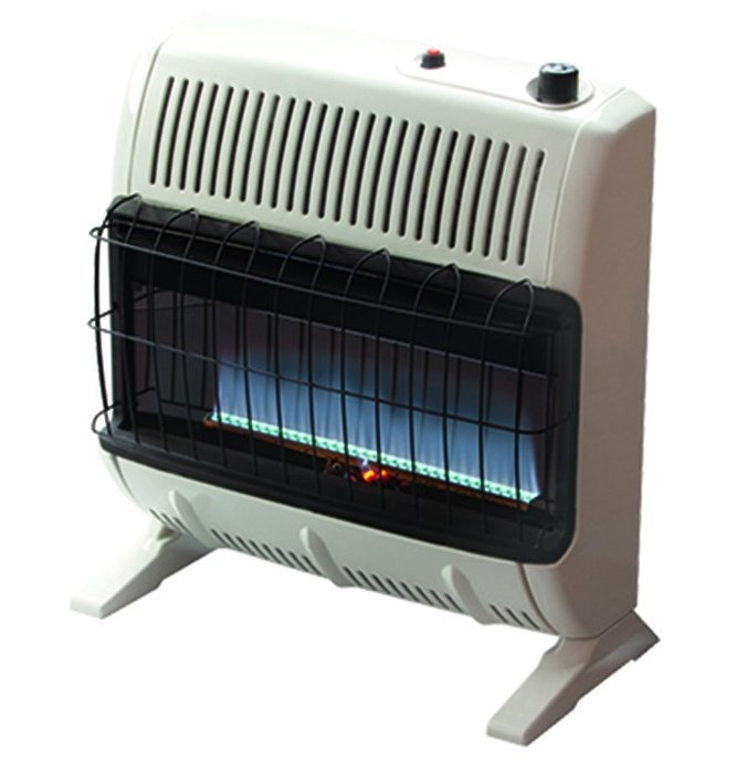 Mr. Heater 20000 BTU Natural Gas Panel Space Heater with Adjustable  Thermostat