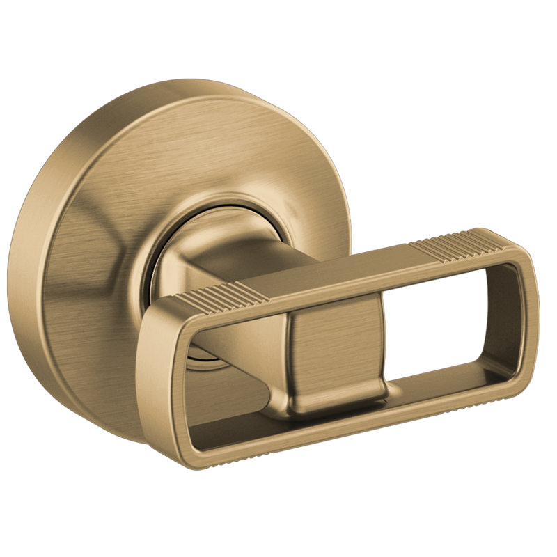 Kintsu® Two Handle Wall Mount Tub Filler, Luxe Gold, Knob