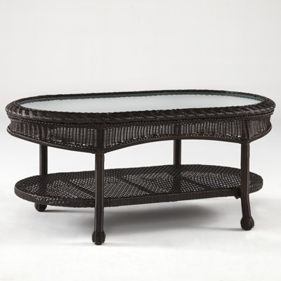 Yogyakarta Glass Coffee Table by South Sea Rattan