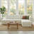 Compression Sectionals, 113 Inch Chenille Modern L Shape For Home