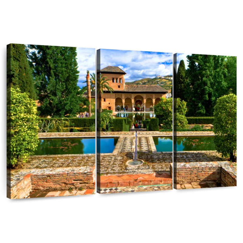 Rorry Alhambra Palace Grounds, 48" H x 74" W