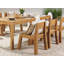 Belisma 6 - Person Acacia Solid Wood Patio Dining Set Rectangular Table with Cushions Included