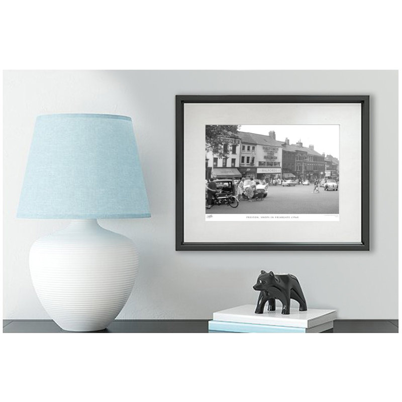 Preston, Shops In Friargate C1960 - Single Picture Frame Print, 60cm H x 80cm W x 2.3cm D