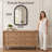 Marlowe 24X36 Arch Beaded Wall Mirror-136024692-136024689-136024693