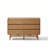 47.3" W Oak 6-Drawer Dresser with Rounded Corners