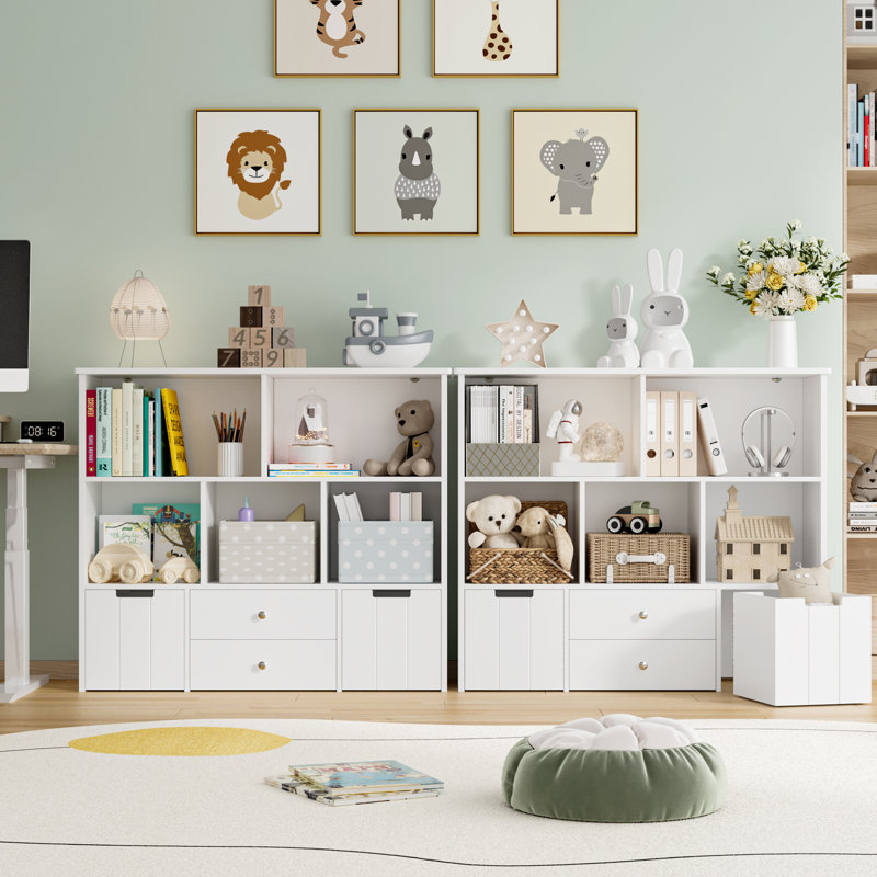 Botnen 37.4'' H X 43.3'' W Furniture Cube Bookcase, White