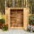 6 ft. W x 3 ft. D  Garden Chalet Cedar Wood Storage Shed