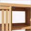 Armoire murale polyvalente en bambou pour le rangement et la décoration