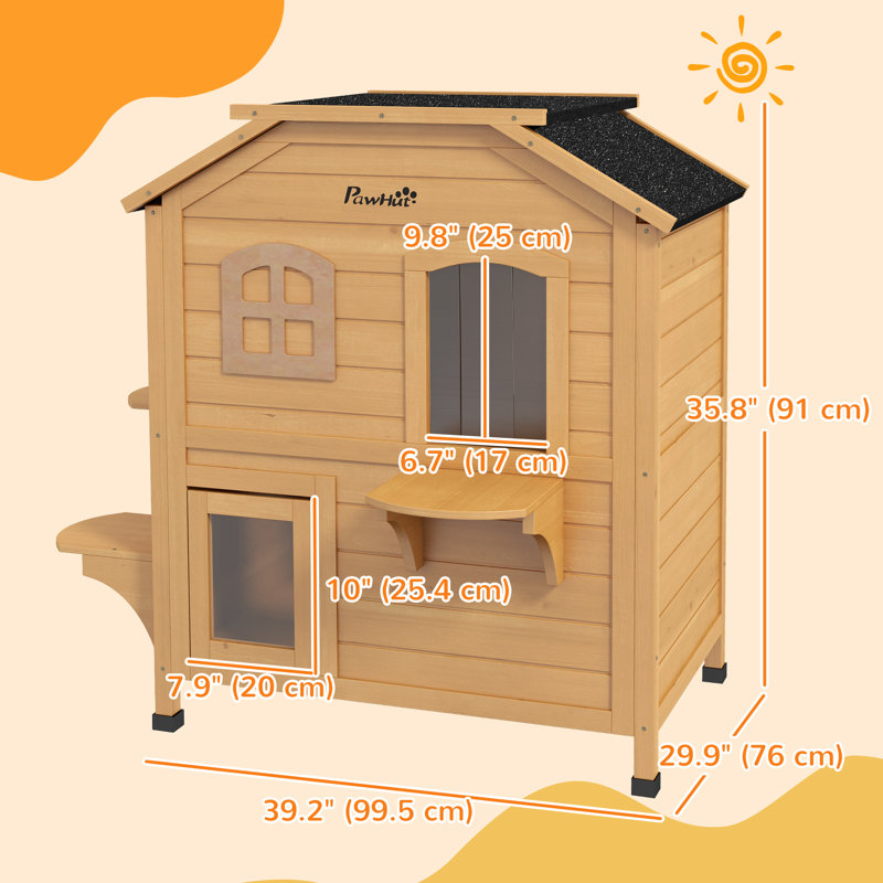 Maison pour chat Elliana, Beige