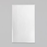 R3 Series Recessed or Surface Mount Frameless Medicine Cabinet with 3 Adjustable Shelves