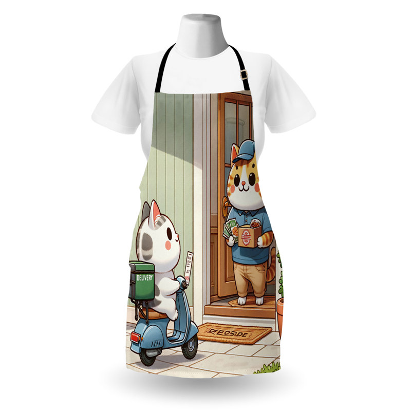No Pattern Bib Apron