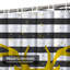 Deer Head Drawn Style Striped Gold Shower Curtain with 12 Hooks-712142236