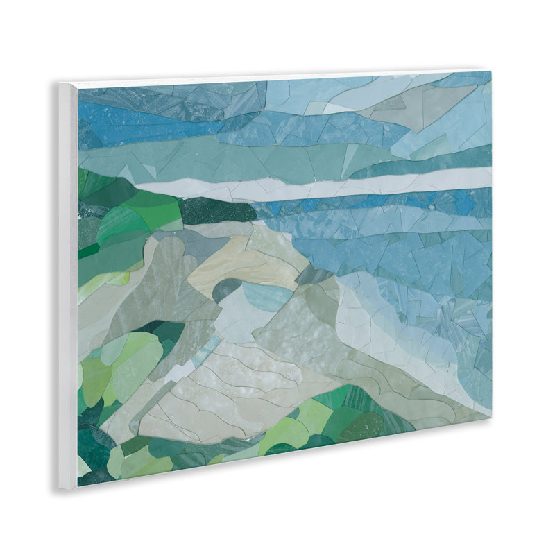 Art mural, "Ocean Overpoint Abstraction" par Coco Good