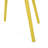 Outdoor Yellow Dining Seat - Lotus Chair With Stable And Weather- Frame For