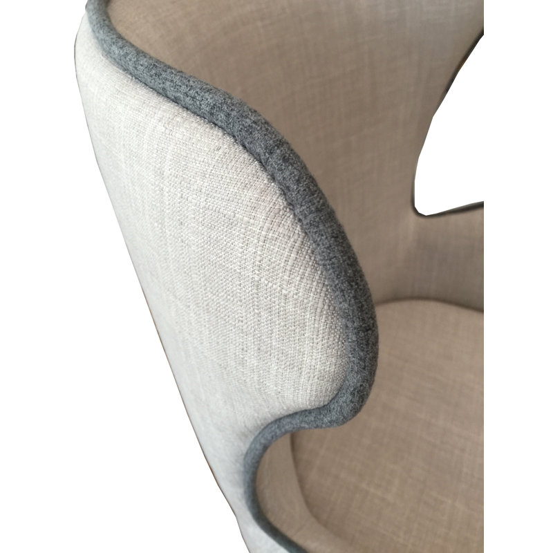 Fauteuil rembourré, Gris