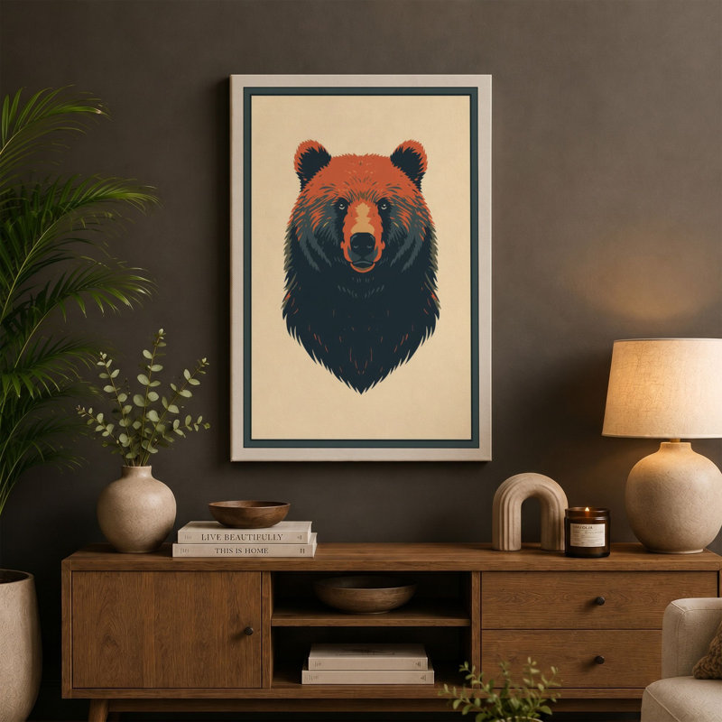 Print, 18x12 - 45.7 x 30.5 cm, Terracotta Border