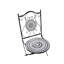 Kunkle Round 3 - Piece 2 - Person Outdoor Metal Outdoor Bistro Set