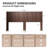 Ebern Designs Farmhouse Wood Headboard, Wall Mounted, Natural Oak-290223796-272633583