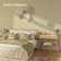 Virdie Boho Vanity Desk with Light Up Mirror, 3 Drawers, Dimmable, Touch Control Light with 3 Color Hues