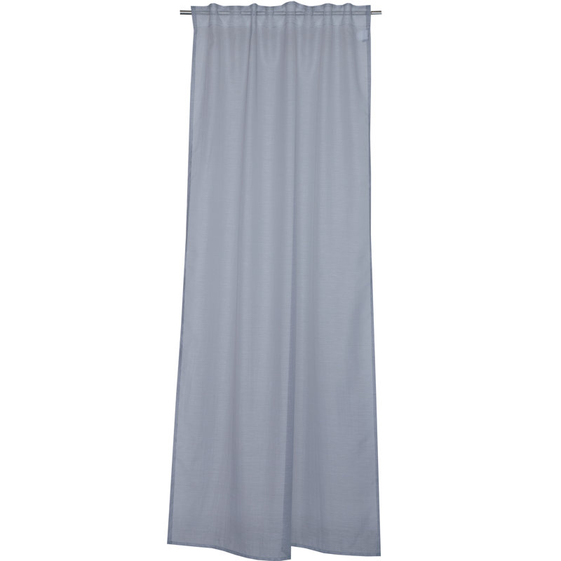 Elegante Sheer Curtain Single Panel, Blue