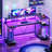 Computer Desk  55'' With Led Lights-706649593